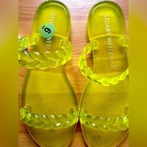 stuart weitzman jelly shoes